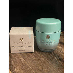Tatcha Skincare BUNDLE! CLAY MASK AND RICE POLISH DEEP